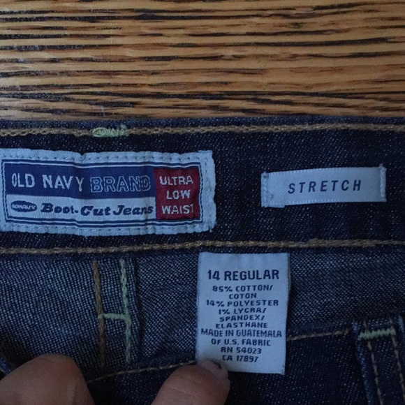 Old Navy Boot Cut Stretch Jeans Size 14 - Picture 3 of 3